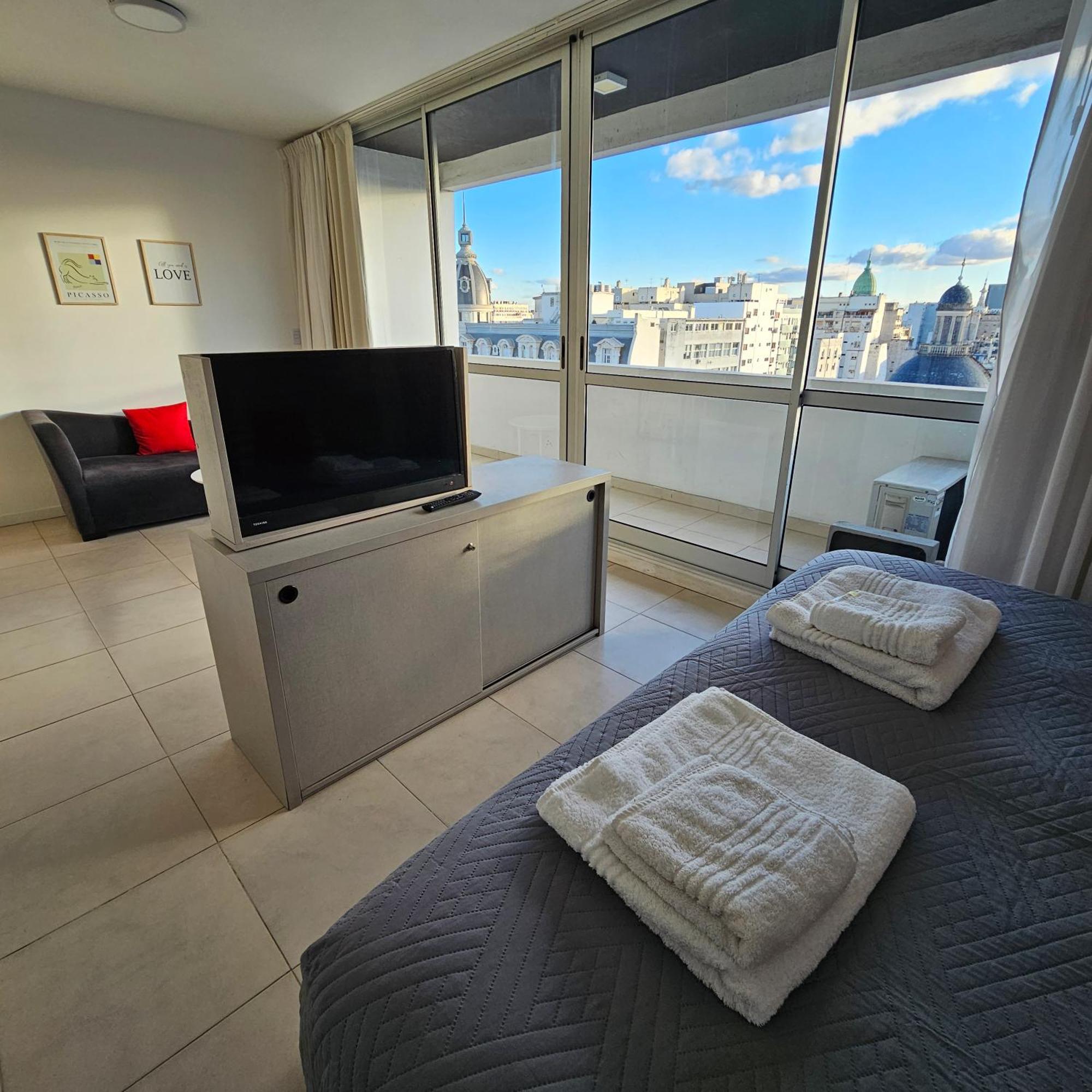 בואנוס איירס Centrico, Ideal Parejas, Vista Panoramica, Con Piscina חדר תמונה